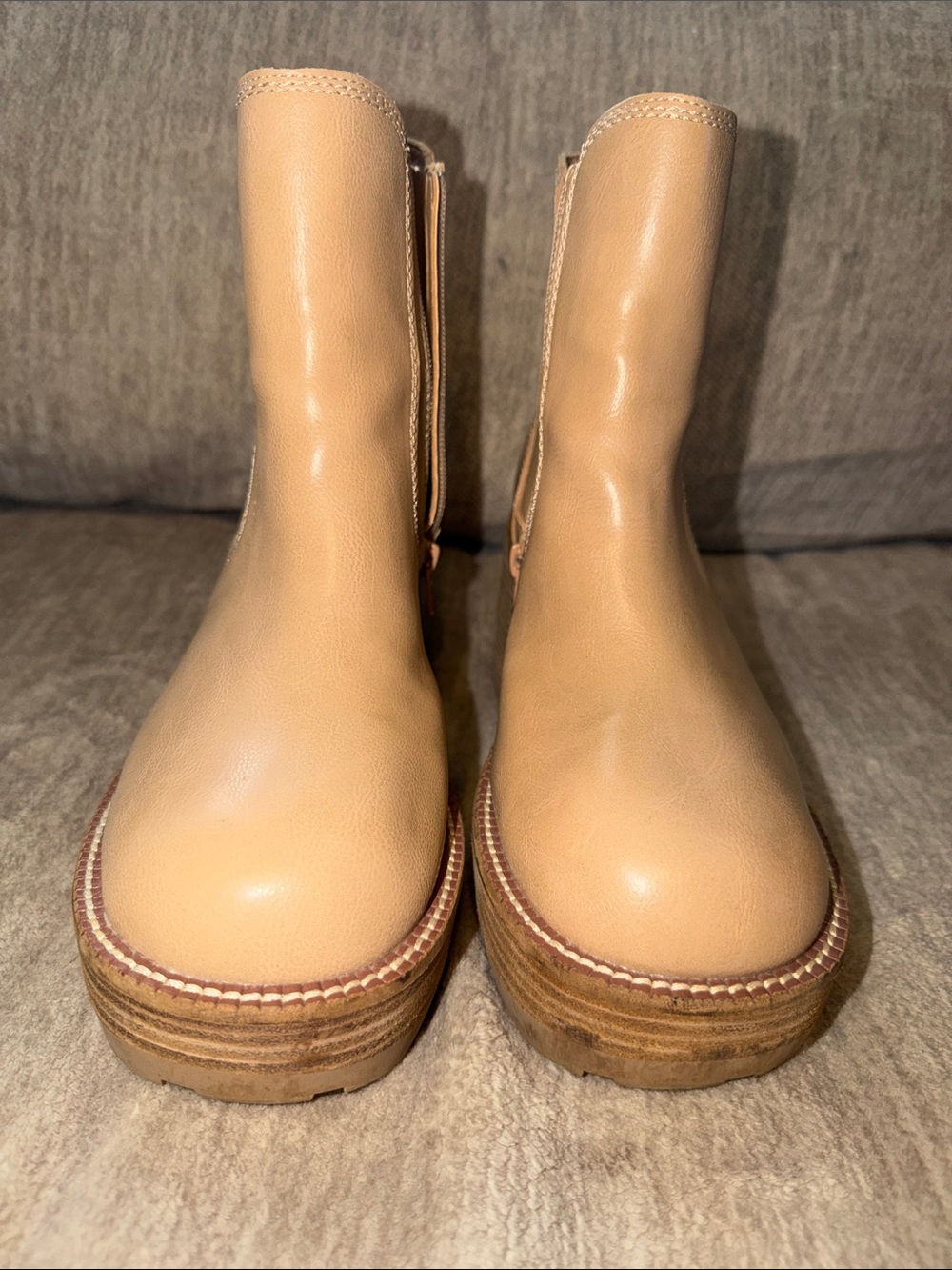Chunky Heel Booties - Picture 2 of 5